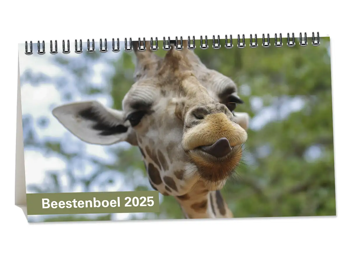 A5 Bureaukalender Beestenboel 2025