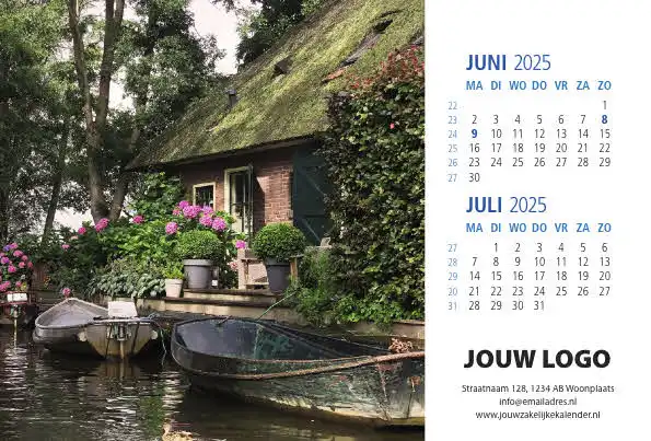 A5 Bureaukalender Hollands Glorie 2025