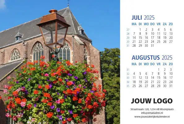 A5 Bureaukalender Hollands Glorie 2025