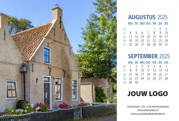 A5 Bureaukalender Hollands Glorie 2025