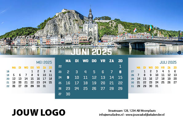 A5 Bureaukalender Panorama 2025