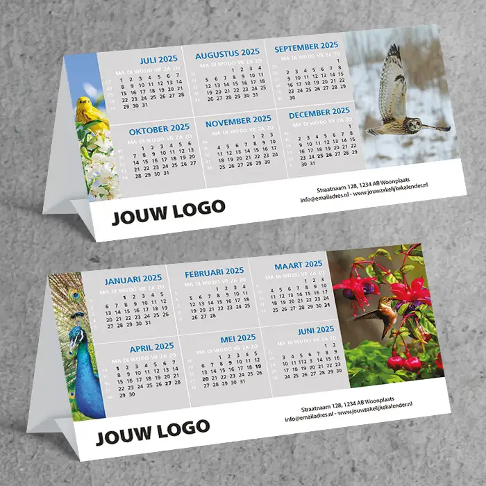 Driehoekskalender 2025 Vogels