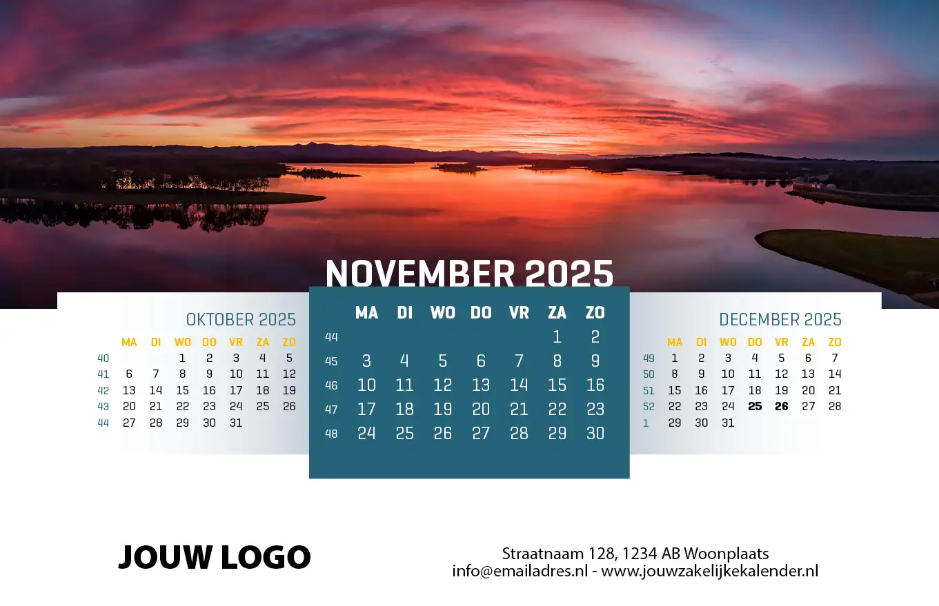 Wandkalender Panorama 2025