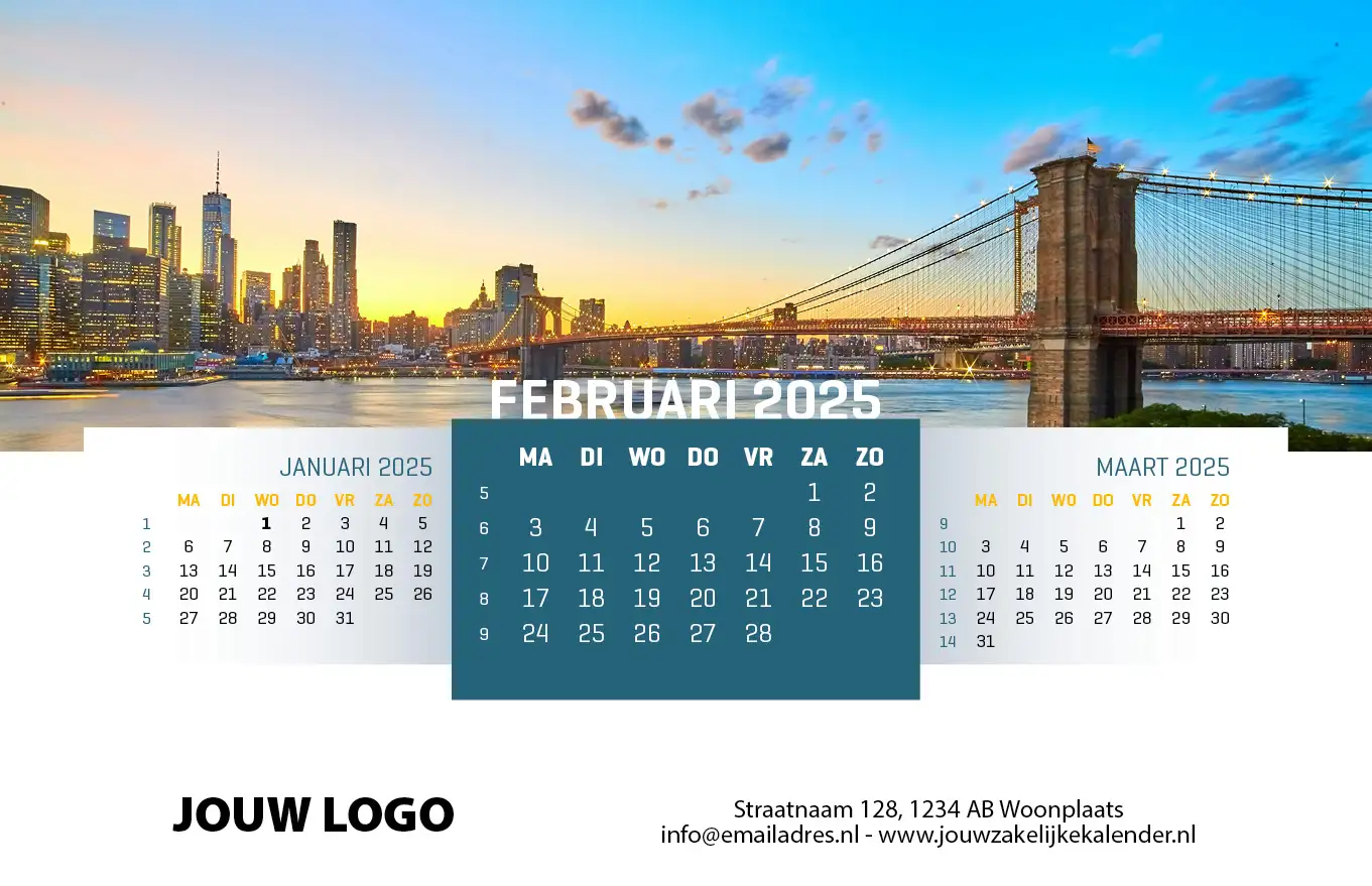 Wandkalender Panorama 2025